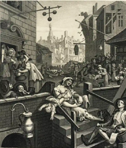 Gin Lane, 1751 - William Hogarth