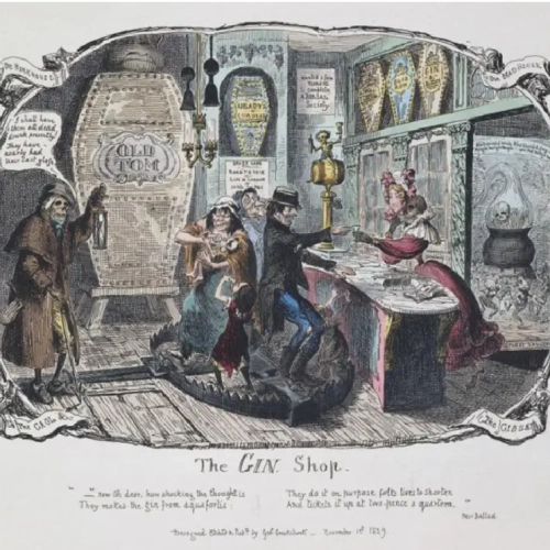The Gin Shop, 1829 - George Cruikshank